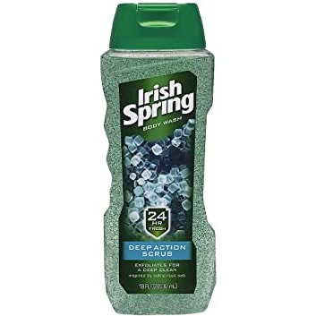 Irish Spring Body Wash, Deep Action Scrub, 18 Fluid Ounce21.