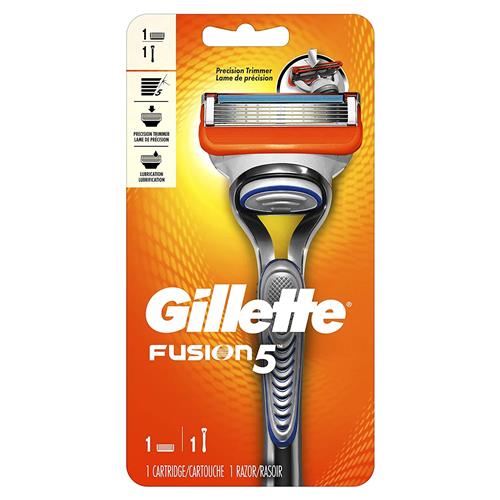 Gillette Fusion5 Men's Razor Handle, 1 Blade Refill