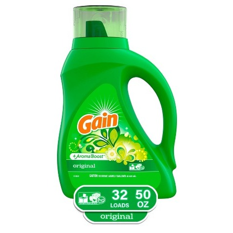 Gain Laundry Detergent + Aroma Boost Original - 50oz