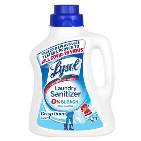 Lysol Crisp Linen Scented Laundry Sanitizer - Crisp Linen 90oz