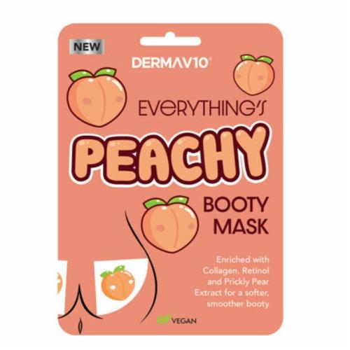 Derma V10 Everything’s Peachy Booty Mask With Collagen, Retinol & Prickly Pear