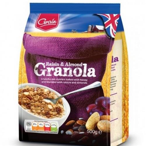 Grain Raisin & Almond Granola 500g