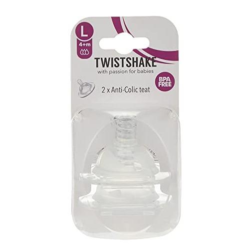 Twistshake 2 Pack Baby Nipples BPA Free