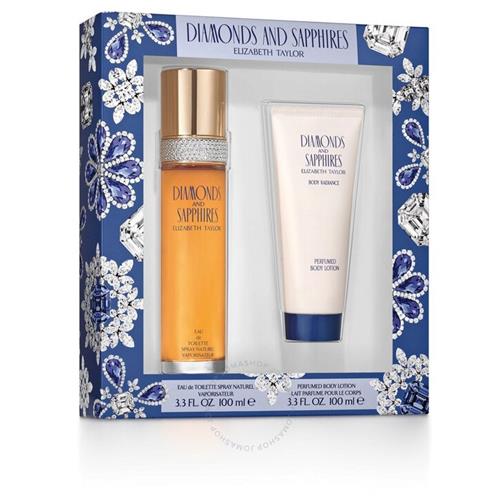 Elizabeth Taylor Diamonds And Sapphires Perfume Gift Set for Women 3.3 oz