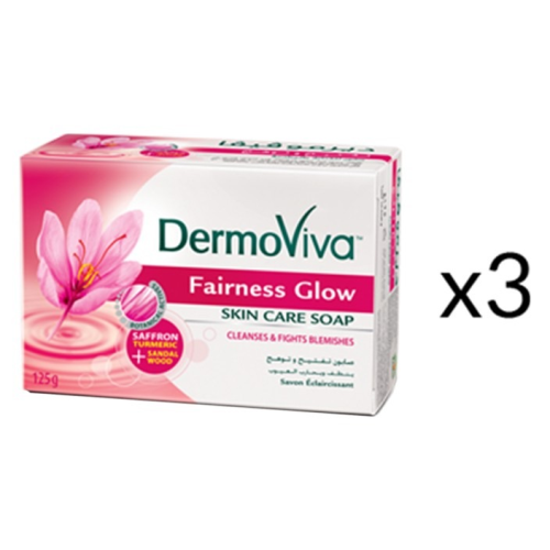 DERMOVIVA FAIRNESS SOAP 3X125 G