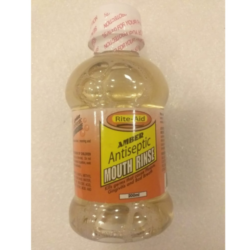 RITE-AID AMBER ANTISEPTIC MOUTH RINSE