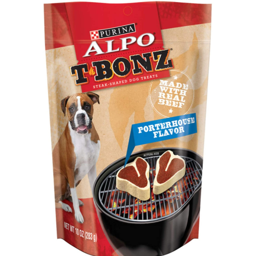 Purina Alpo T-Bonz Steak Shape Dog Treats