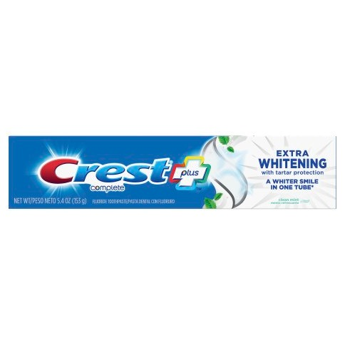 Crest Complete Toothpaste Extra Whitening With Tartar Protection Clean Mint 5.4 Oz