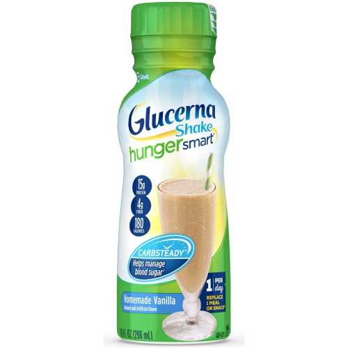 Glucerna Hunger Smart Diabetes Nutritional Shake - Homemade Vanilla, 10 fl oz