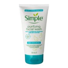 Simple Daily Skin Detox Purifying Facial Wash, 150ml
