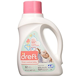 Dreft Stage 2 Active Baby Laundry Detergent 50oz