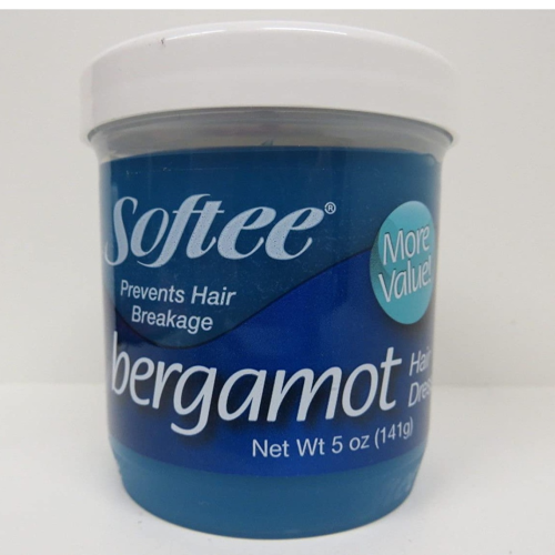 Softee Bergamot Hair Dressing Product, Blue 5OZ.