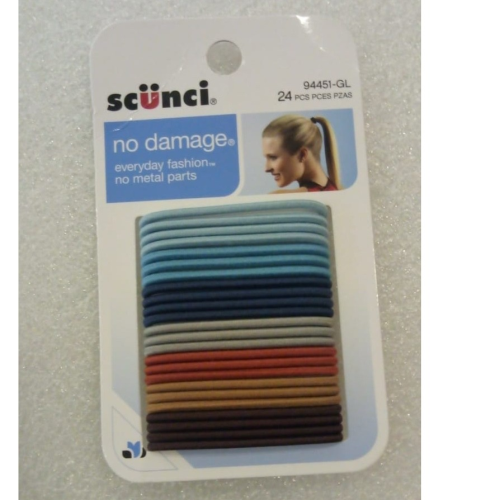 Scunci Hair Elastics 24 piece