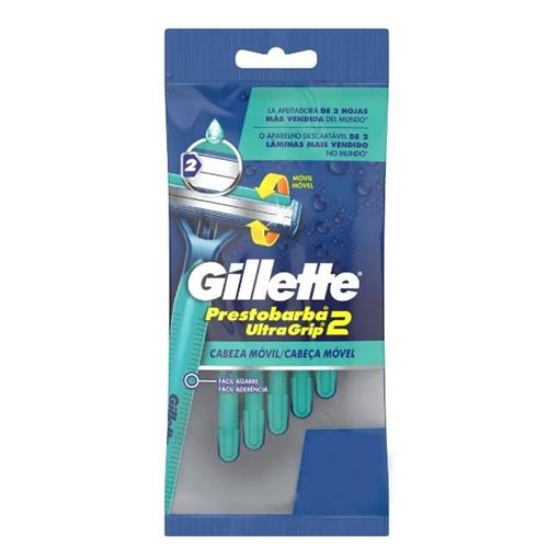 Gillette Prestobarba 2 Ultra Grip X 5 Units