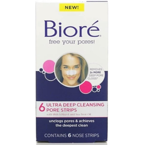 Biore Ultra Deep Cleansing Pore Strips, 6 Count
