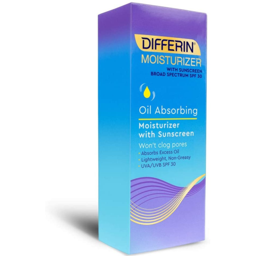 Differin Oil Absorbing Moisturizer With Sunscreen Broad Spectrum Spf 30 4 Oz