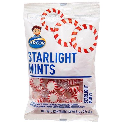 Arcor Peppermint Starlights Hard Candy Mints 8 oz