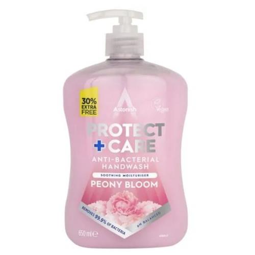 Astonish Protect + Care Peony Bloom Anti-Bacterial Hand Wash 600ml