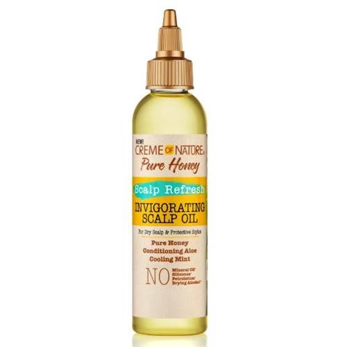 Creme of Nature Pure Honey Scalp Refresh Invigorating Scalp Oil 4 oz.