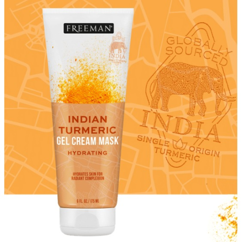 Freeman Indian Turmeric Gel Cream Mask -Hydrating 6 oz