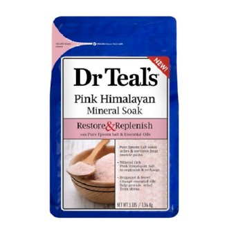 Dr Teal's Pink Himalayan Mineral Soak, 3 lbs