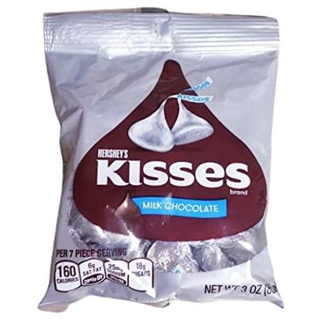 Hershey Kisses Milk Chocolate Candy, 3oz