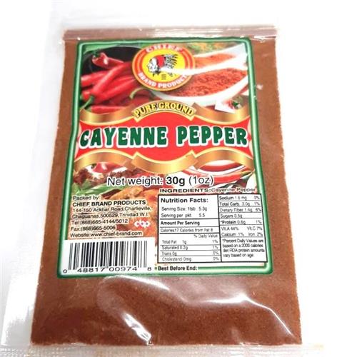 Chief Cayenne Pepper 30g