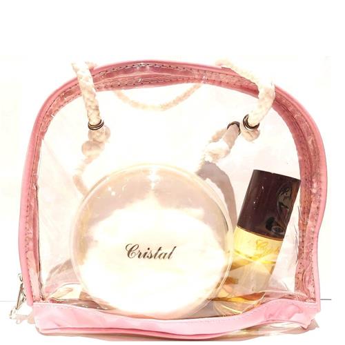 Cristal Perfume, Powder & Tote-Bag Gift Set