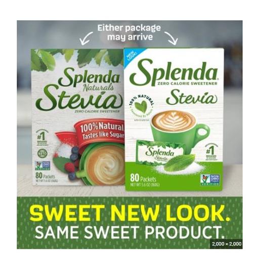 Splenda Zero Calorie Sweetener With Stevia