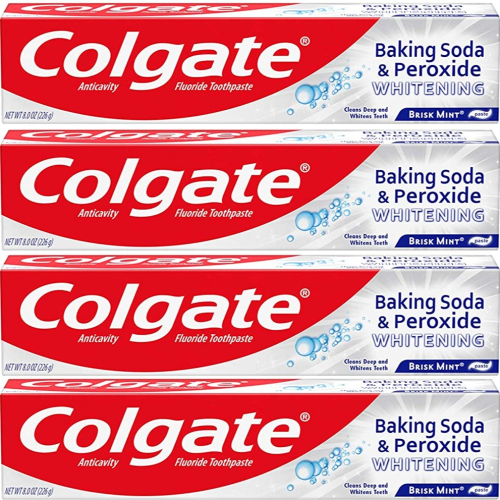 Colgate Sodium Baking Soda & Peroxide Toothpaste with Whitening Bubbles 2.5oz