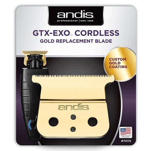 Andis GTX-EXO Cordless Gold Shallow Tooth Blade