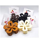 Pink Butterfly Colourful Flower Shaped Hair Claw