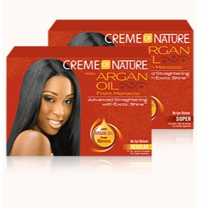 Creme Of Nature With Argan Oil Advanced Straightening No Lye Relaxer - Regular