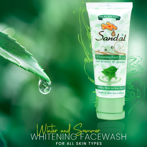 Sandal Whitening Face Wash -Winter & Summer  - 50ml