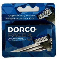 Dorco Pace 3 Men's Cartridges Refill 4 Count