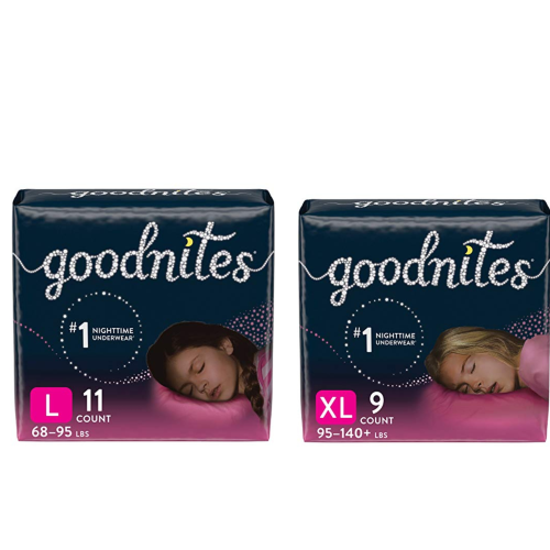 Goodnites Kid's Night-time Underwear, Girl's