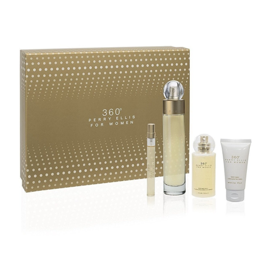 PERRY ELLIS Ladies 360 Degrees for Women Gift Set Fragrances