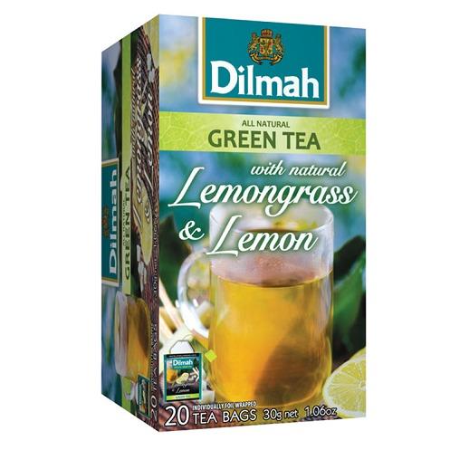 Dilmah Green Tea With Lemon Grass 20 Bags