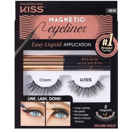 Kiss Magnetic Eyeliner & Fake Eyelashes Kit - 1 Pair
