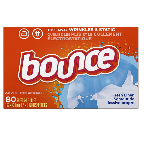 Bounce Fresh Linen Scent Fabric Softener Sheets 80 Count