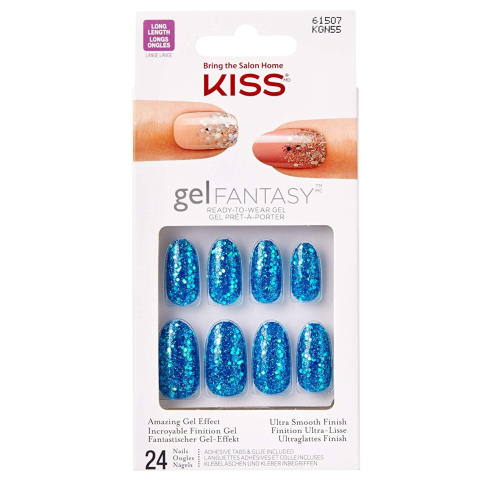 Kiss Gel Fantasy Ready-to-Wear Gel Nails Long Length KGN55