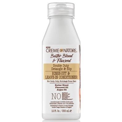 Creme of Nature Butter Blend & Flaxseed Leave In Conditioner - 12 fl oz