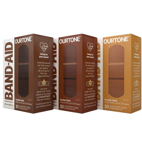 Band-Aid Ourtone Fabric Bandages 30's