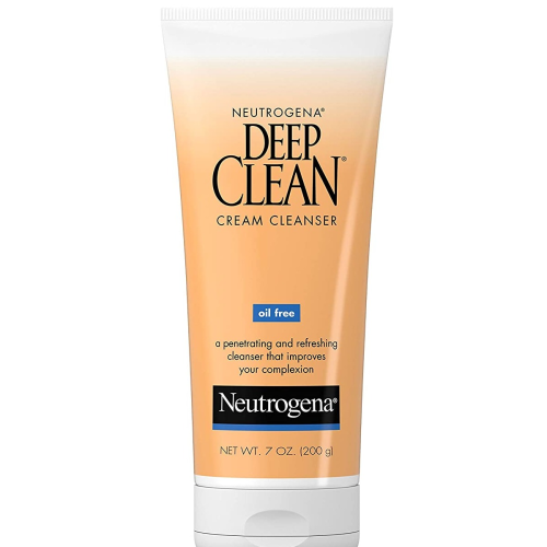 Neutrogena Deep Clean Daily Facial Cream Cleanser, Alcohol-Free, Oil-Free & Non-Comedogenic, 7 fl. oz