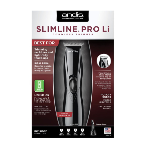 Andis 32475 Slimline Pro Black T-Sheet Cutter