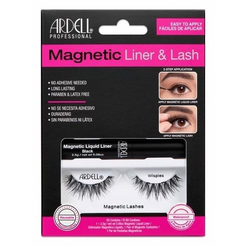 Ardell Professional Magnetic Liquid Liner & Wispies Lash Kit - 3pc