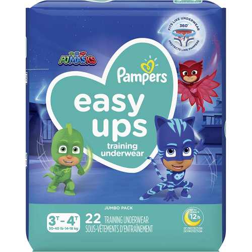 Pampers Easy Ups Training Underwear Boys Size 5 3T-4T 22 Count