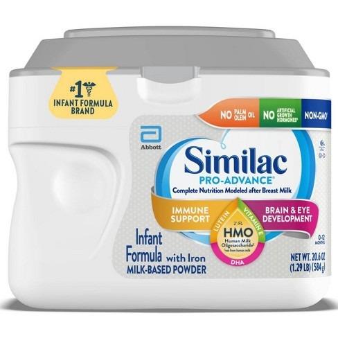 Similac Pro-Advance Non-GMO Powder Infant Formula 20.6 oz