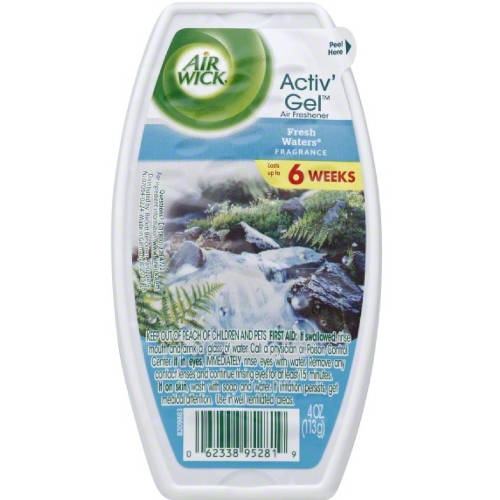 Air Wick Activ' Gel Air Freshener, Fresh Water 4 oz