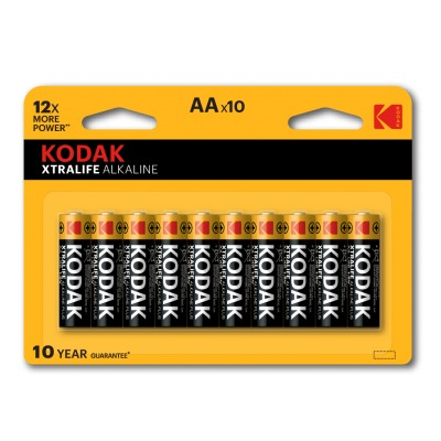 Kodak Xtralife Alkaline Batteries 10x AAA